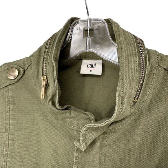 Cabi Explorer Green Zippered Utility Vest With Pockets Womens Size Small #5101 - Picture 6 of 9